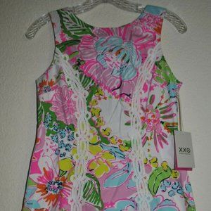 Lilly Pulitzer x Target Nosey Posie Floral Shift Dress Sz 6 New